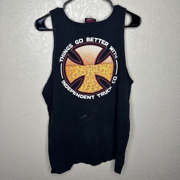 Y2K Independent Truck Co Tank Shirt Large - Picture 2 of 8